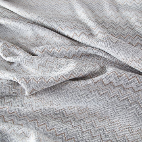 Трикотаж шерстяной вязаный Missoni 056-19828 молочно-серый