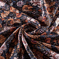 Вискоза с люрексом 009-00903 черный принтованный