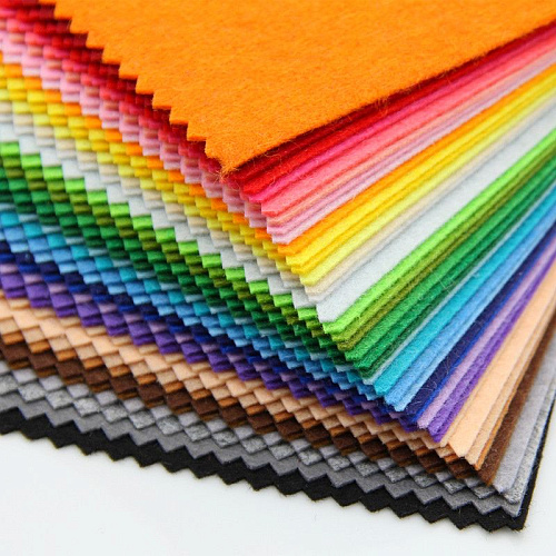 Фетр К33-425 черный однотонный