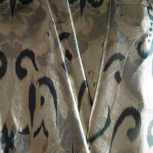 Коттон c напылением Cavalli 063-14892 серебристо-зеленый