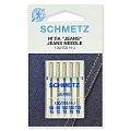 Иглы SCHMETZ для швейных машин № 90/100/110 джинс 5 шт 0701248